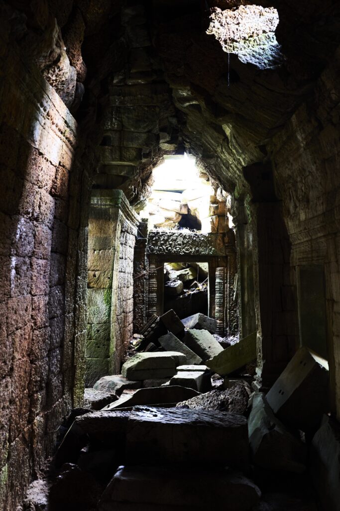 Ruinen des Ta Prohm Tempels in Angkor Wat