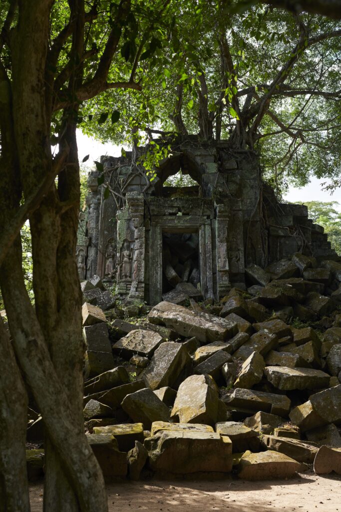 beeindruckende Ruinen vom Tempel Prasat Beng Mealea in Angkor Wat