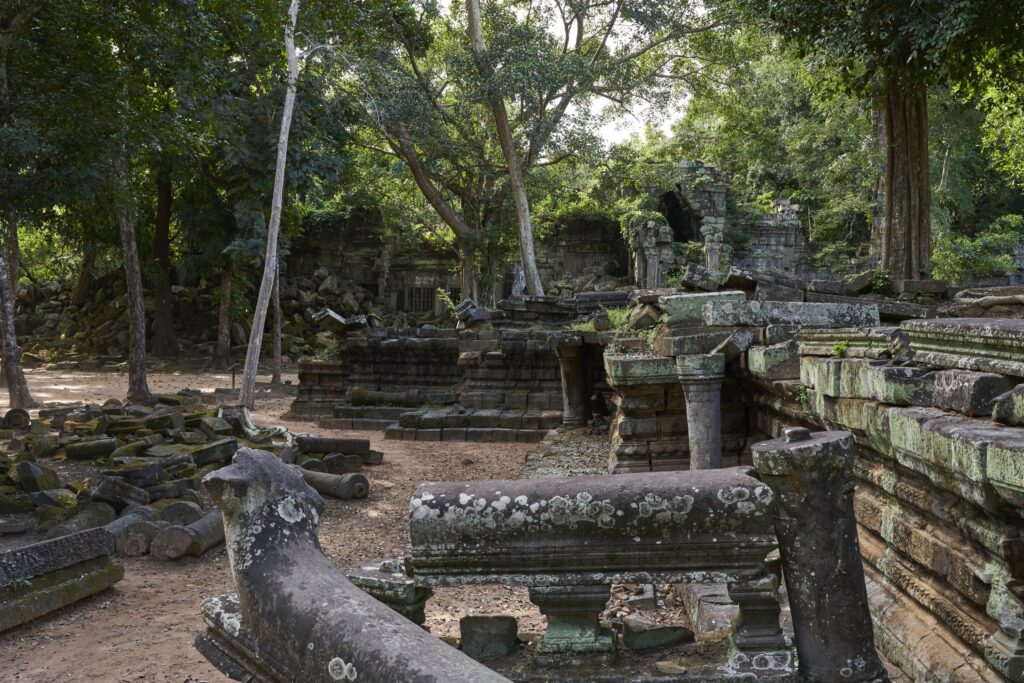 beeindruckende Ansicht der Ruinen des Tempel Prasat Beng Mealea in Angkor Wat Tempel Prasat Beng Mealea in Angkor Wat