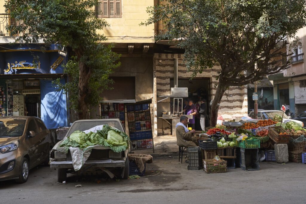 ein Gemüsestand in Kairo 