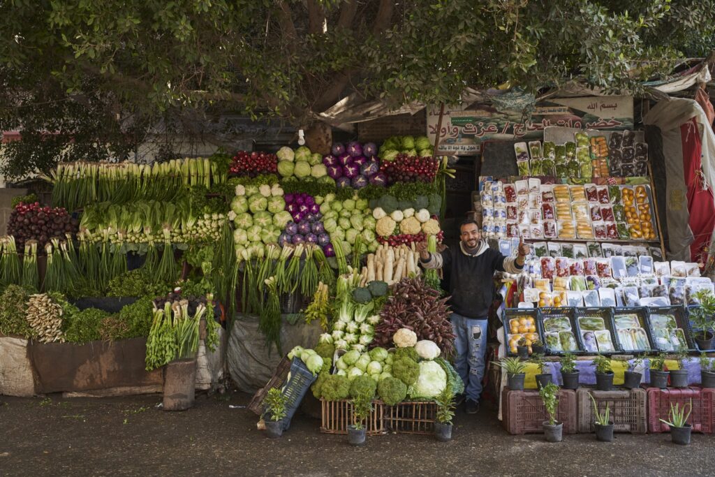 ein Gemüsestand in Kairo