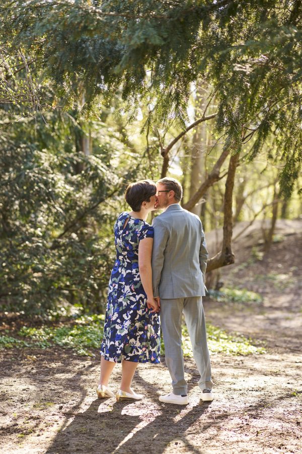 Portraits des Hochzeitspaares beim Brautpaarshooting